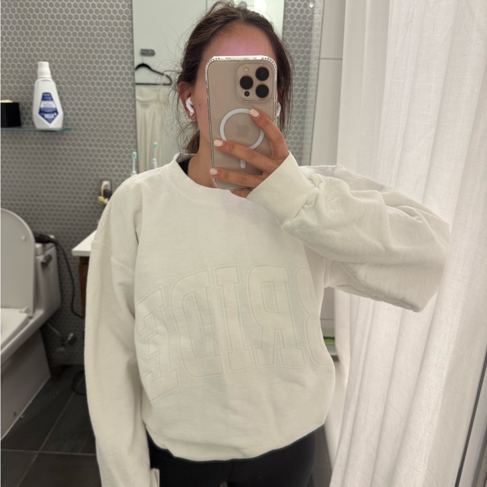 THE BAR White Bride Sweatshirt